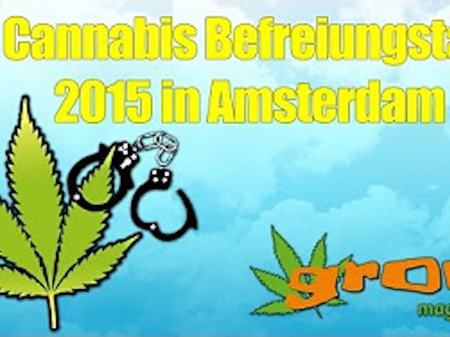 Video vom Cannabis Befreiungstag in Amsterdam 2015