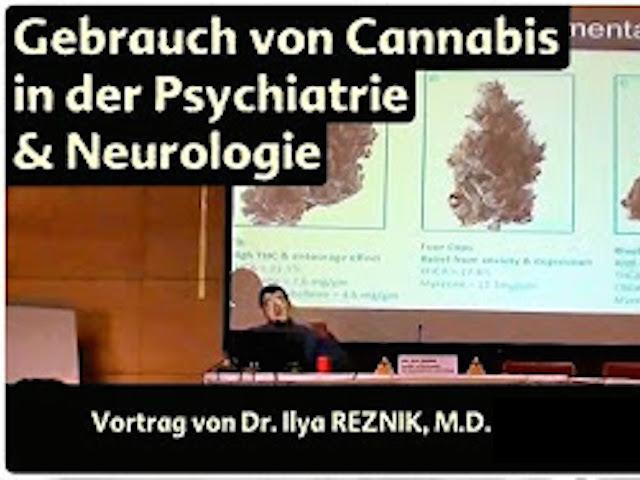 Video vom Vortrag von Dr. Ilya Reznik, M.D. zum Thema Cannabis in der Psychiatrie & Neurologie